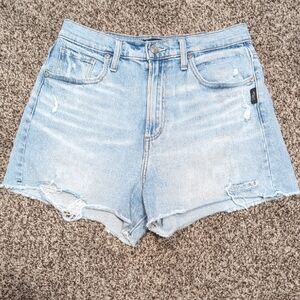 Silver Jeans Highly Desirable Short Distressed Jean Shorts Size 27